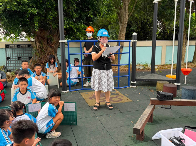 防災演練登場